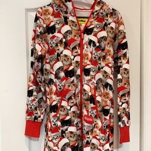 Tipsy Elves Unisex Christmas Cat Onesie